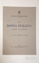 La Donna Italiana contro le Sanzioni OND Torino 