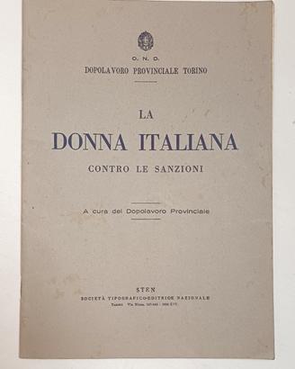 La Donna Italiana contro le Sanzioni OND Torino 
