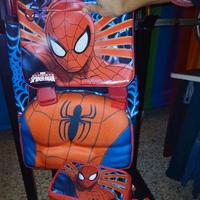 zaino ed astuccio  scuola Spiderman