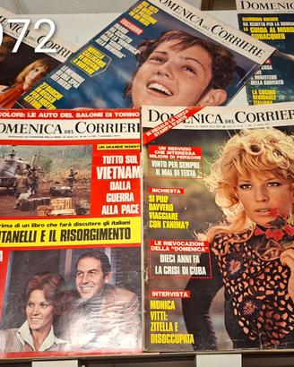 La Domenica del Corriere 7 numeri anno 1972