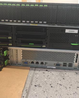 2 san fujitsu dx + 4 server fujitsu funzionanti