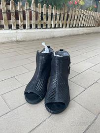 stivaletto traforato Nero giardini