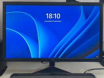 Monitor LG 24” ultragear da gaming 144 Hz FULL HD