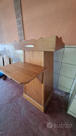 Pulpito, Leggio in legno massello