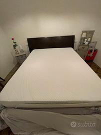 Rete materasso e topper matrimoniale