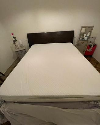 Rete materasso e topper matrimoniale