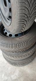 gomme kleber 195/60/15 con cerchio in ferro 
