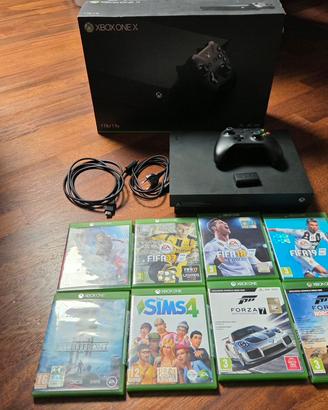 Xbox One X 1TB con scatola ed accessori originali