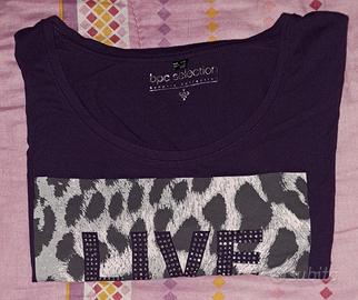 Maglia donna con stampa maculata