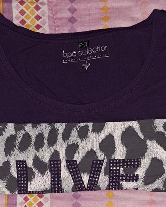 Maglia donna con stampa maculata