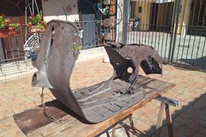 Piaggio Vespa Faro Basso VM2 VM2T 1954 telaio 