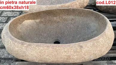 Lavabo lavandino da appoggio in pietra naturale 5