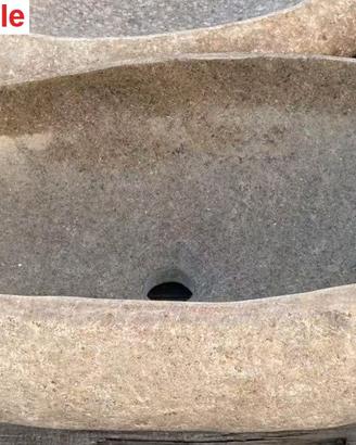 Lavabo lavandino da appoggio in pietra naturale 5
