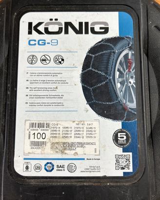 Konig cg-9 nuove sigillo ancora presente