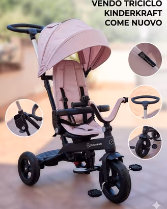 Triciclo passeggino Kinderkraft