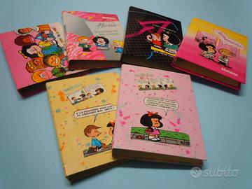 Mafalda cartoleria vintage anni 90 quaderni diario