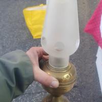 lampada ad olio in ottone