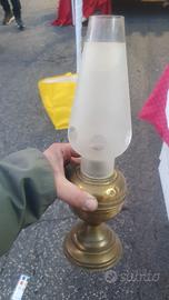 lampada ad olio in ottone