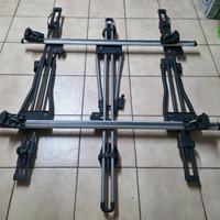 set 3 portabici da tetto Thule + barre Menabo