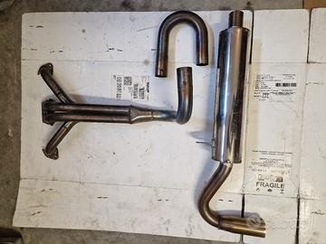 scarico inox fiat x1 9 