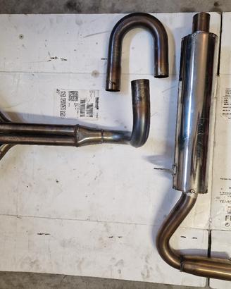 scarico inox fiat x1 9 