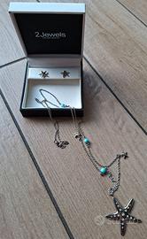 Parure 2 Jewels stella marina (collana e orecchini