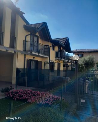 trilocale con giardino 