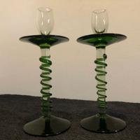 Candelieri in vetro soffiato di Murano Deco ‘30/40