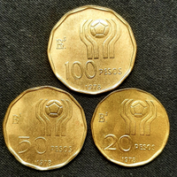 Argentina 1978 20-50-100 pesos