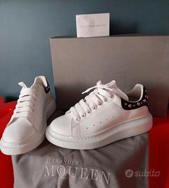 sneakers in pelle alexander mcqueen con borchie