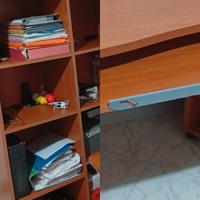 Scrivania e Libreria in ciliegio buone condizioni 