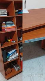 Scrivania e Libreria in ciliegio buone condizioni 