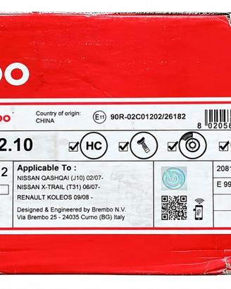 DISCHI FRENO ANTERIORI BREMBO – 09.8932.10 – 300x2