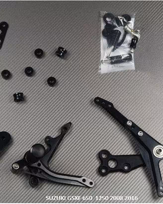 Pedane arretrate SUZUKI GSXF 650 / 1250 2008 2016
