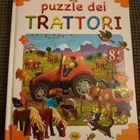 libro puzzle trattori