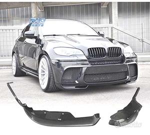 SPLITTER PARAURTI ANTERIORE BMW X6 E71 08-12 LOOK 