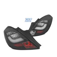 FANALI A LED BAR PER OPEL CORSA D 3P 06-14 NERI