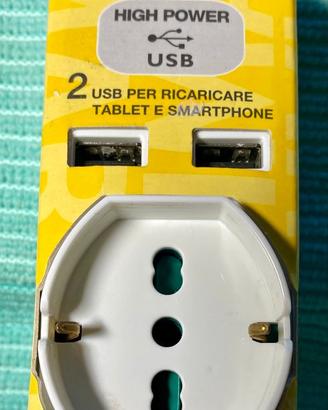 VIMAR ADATTATORE MULTIPLO 16A - 2 USB