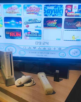 NINTENDO WII CON 45 GIOCHI COMPLETA