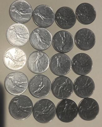 Collezione monete 50 lire  quasi tutti gli anni