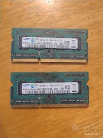 memoria 4 GB 1333mhz sodimm 2x4gb 