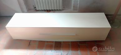 Mobile moderno TV colore bianco crema