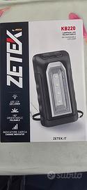 Lampada led portatile ricaricabile Zetek Kb220