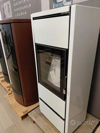 Stufa a pellet Piazzetta P980 Bianca