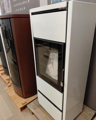 Stufa a pellet Piazzetta P980 Bianca