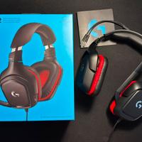Cuffie Logitech g332 cablate per pc/console