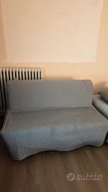 Divano letto 2 posti ikea 170€