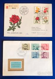 9 Commemorative Buste postali tematiche