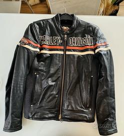 Giacca Pelle Harley Davidson Vintage 2007 Armstron