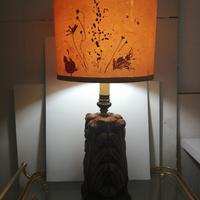 Lampada in legno vintage